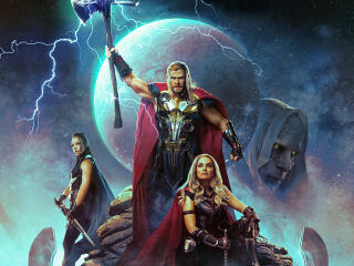 4K Thor Love and Thunder IMAX Poster wallpaper