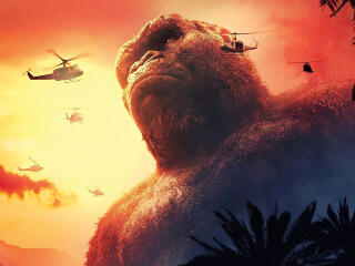 5K Poster of Godzilla X Kong The New Empire wallpaper
