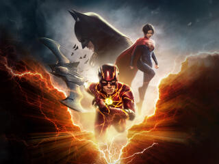 5K The Flash DC Movie Poster wallpaper