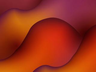 Abstract Gradient Waves wallpaper