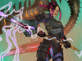 Adira and the Dragon Fortnite Chapter 3 Season 3 wallpaper