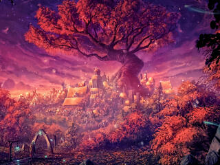 Adventure Fantasy City HD Art wallpaper