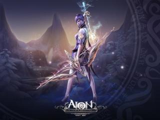 aion the tower of eternity, girl, fire wallpaper