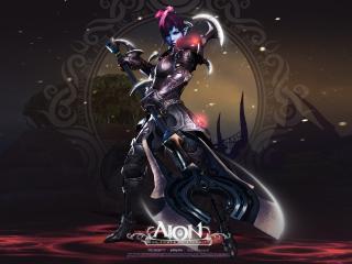 aion the tower of eternity, man, knifes wallpaper