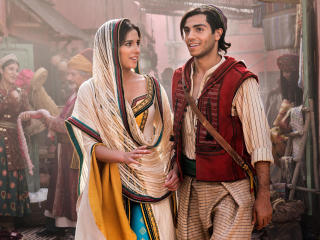 Aladdin and Jasmine In Aladdin Movie wallpaper