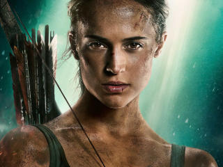 Alicia Vikander New Tomb Raider Poster 2018 wallpaper