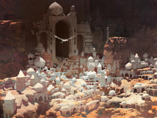 Amazing Fantasy City HD wallpaper
