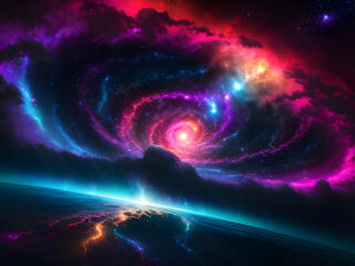 Amazing Outer Space 4K Galaxy wallpaper