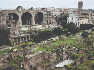 ancient city, colosseum, rome wallpaper