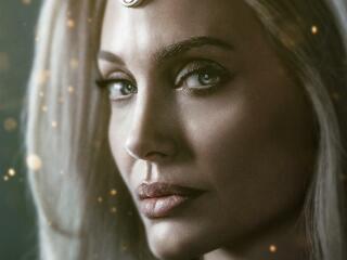 Angelina Jolie as Thena Eternals wallpaper