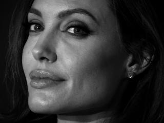 Angelina Jolie Close Up Image wallpaper