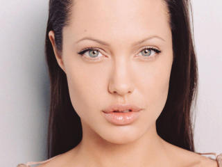Angelina Jolie Simple Close Up Pics wallpaper