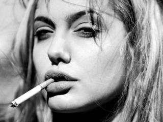 Angelina Jolie Smoking wallpapers wallpaper