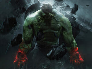 Angry Hulk 4k wallpaper