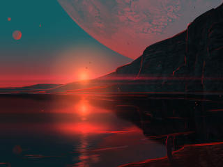 Another Planet Sunset wallpaper