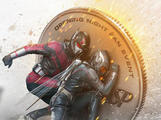 Ant-Man and the Wasp Movie Coin Poster wallpaper