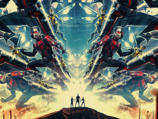 Ant-Man Wasp Quantumania Poster wallpaper
