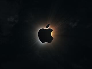 Apple 4K Eclipse Techscape wallpaper