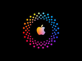 Apple 4k Logo Art wallpaper