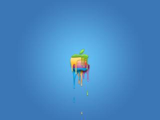 apple, mac, colorful wallpaper