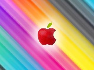 apple, mac, multicolored wallpaper