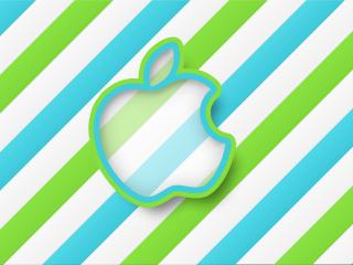 apple, mac, stripes wallpaper