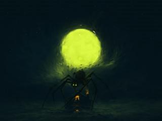 Arachnophobia Dark Movie HD Art wallpaper