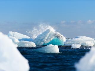 arctic, ice, iceberg Wallpaper