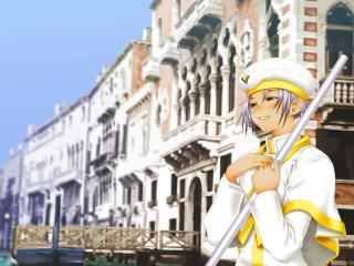 aria athena glory, girl, street Wallpaper