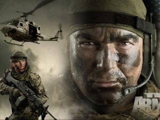 arma 2, soldiers, helicopters Wallpaper