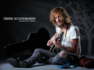 arne schiemann, musician, guitar wallpaper