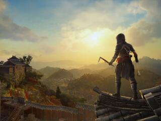 Assassin's Creed Shadows 4K Gaming Poster wallpaper
