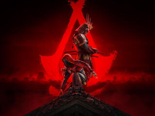 Assassin's Creed Shadows Gaming Textless Poster wallpaper