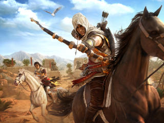 Assassins Creed Origins Bayek And Aya Wallpaper