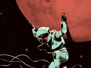Astronaut Art wallpaper
