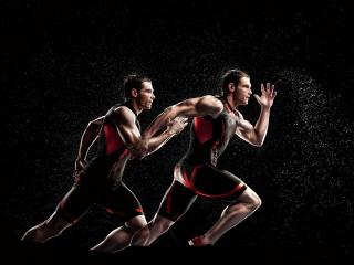 athletes, running, sports Wallpaper