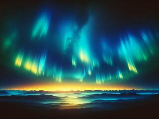 Aurora Lights HD Night Sky wallpaper