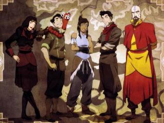 avatar, anime, main characters wallpaper