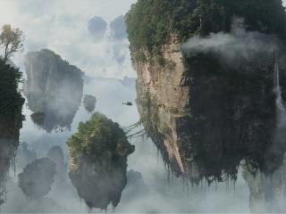 Avatar Floating  Mountains wallpaper