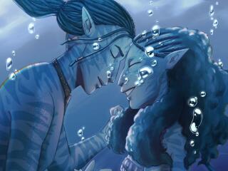 Avatar The Way of Water Love Art wallpaper