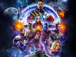 Avengers 4 All Actor Artwork Poster wallpaper
