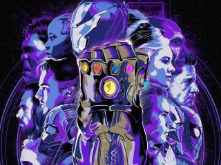 Avengers Endgame Official Poster 4K wallpaper