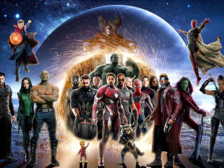 Avengers Infinity War 2018 Digital Art wallpaper