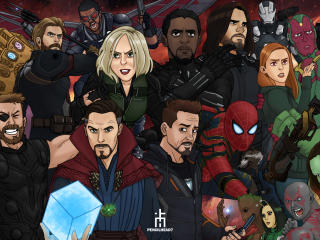 Avengers Infinity War Artwork wallpaper