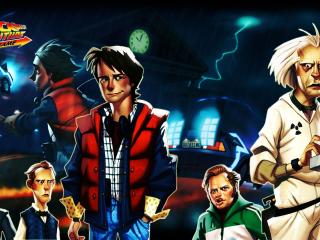 back to the future the game, telltale games, pc wallpaper