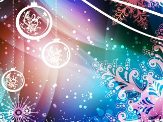 background, new year, abstraction Wallpaper