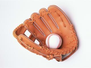 ball, glove, baseball wallpaper