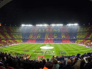 barcelona, camp nou, stadium wallpaper