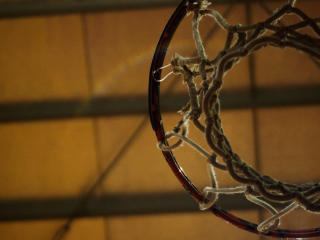 basketball ring, net, circle Wallpaper