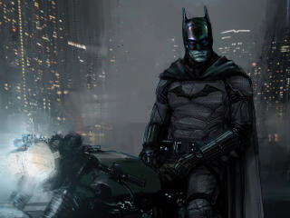 Batman 5K DC Comic Art wallpaper
